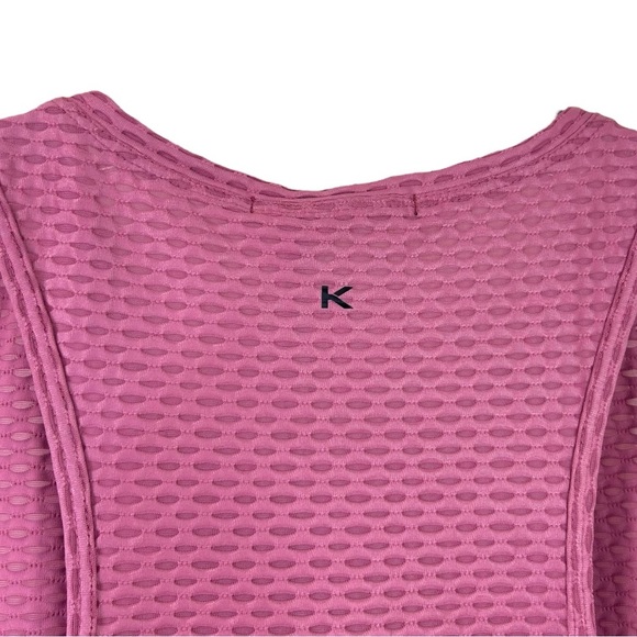 KORAL - NWT, Women’s ‘Raegan’ Shiny Netz Tank Top, Active in Blush - Pink, Small - Picture 13 of 14